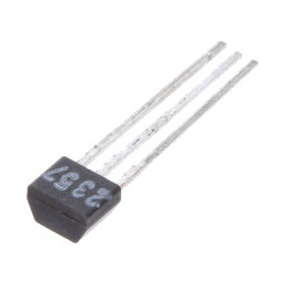Tranzistor NPN Bipolar 50V 0.1A 0.3W TO92 R1: 22kΩ
