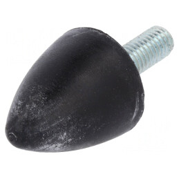 Atenuator de Vibrații M6 20mm Guma 24mm 130N | Electronic-mag.ro | Componente Electronice