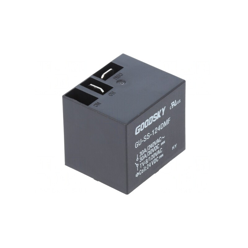 Releu electromagnetic 24VDC 30A PCB | Electronic-mag.ro | Componente Electronice