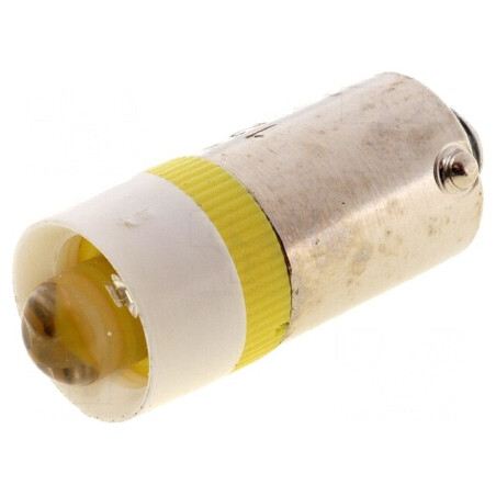 Lampă LED Galbenă 12V BA9S | Electronic-mag.ro | Componente Electronice
