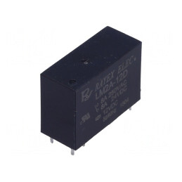 Releu electromagnetic DPST-NO 12VDC 5A | Electronic-mag.ro | Componente Electronice