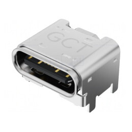 Soclu USB C SMT 16-Pin Orizontal USB 2.0 5A