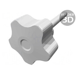 Buton de Reglare 32mm M6 Capac Roșu | Electronic-mag.ro | Componente Electronice