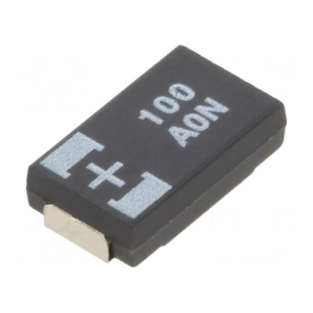 Condensator tantal-polimer 100uF 10V SMD | Electronic-mag.ro | Componente Electronice