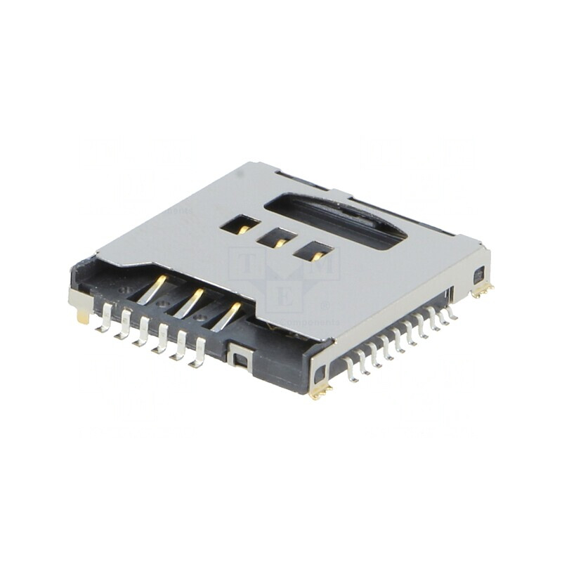 Conector pentru carduri microSD și SIM SMT | Electronic-mag.ro | Componente Electronice