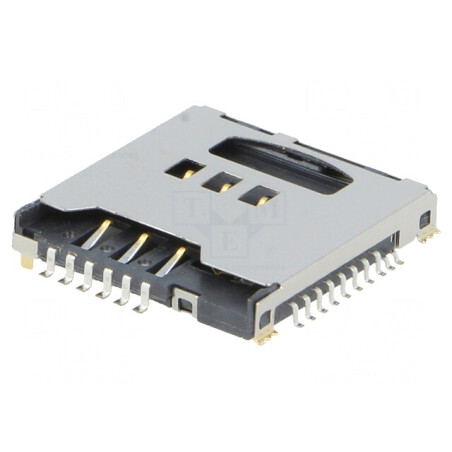 Conector pentru carduri microSD și SIM SMT | Electronic-mag.ro | Componente Electronice