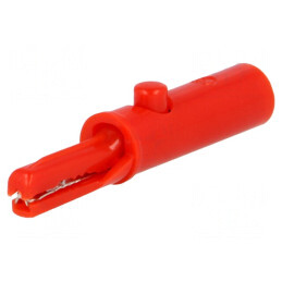 Bornă Crocodil Roșie 3A 60VDC 6mm | Electronic-mag.ro | Componente Electronice