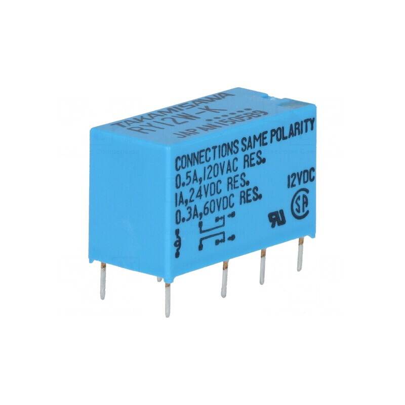Releu Electromagnetic DPDT 12VDC PCB | Electronic-mag.ro | Componente Electronice