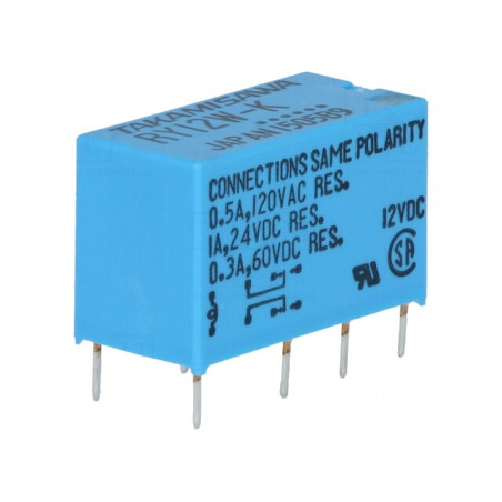 Releu Electromagnetic DPDT 12VDC PCB | Electronic-mag.ro | Componente Electronice