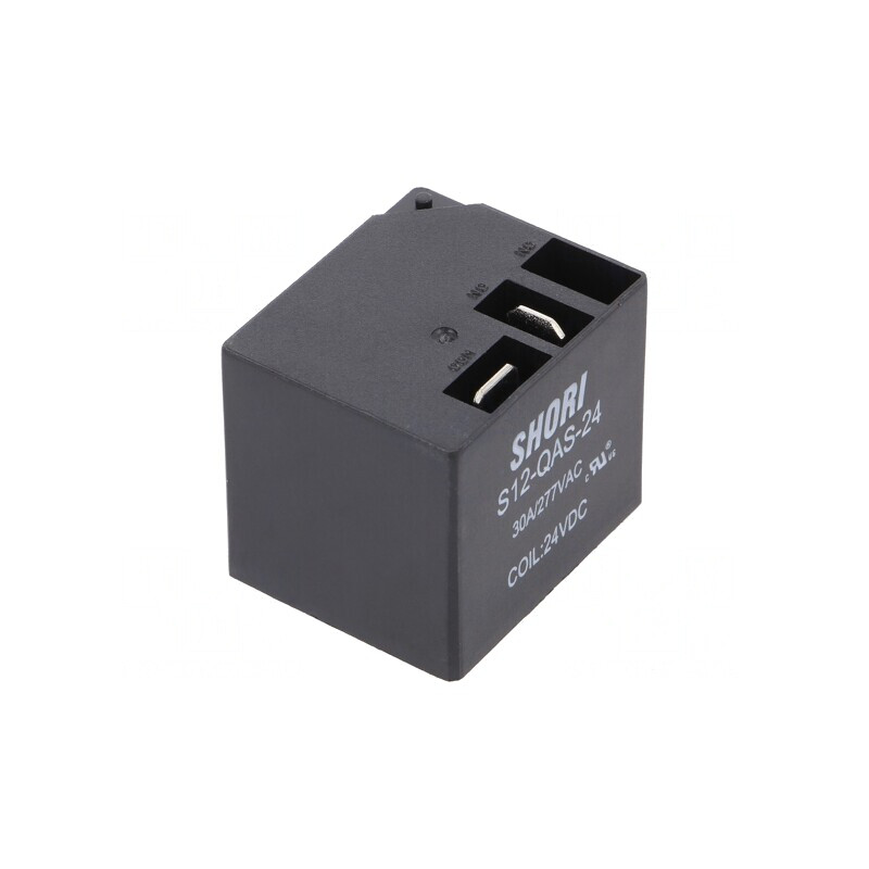 Releu electromagnetic SPST-NO 24VDC S12 PCB | Electronic-mag.ro | Componente Electronice
