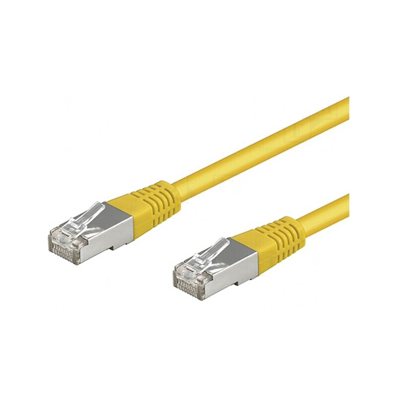 Cablu Patch SF/UTP Cat5e Galben 2m | Electronic-mag.ro | Componente Electronice