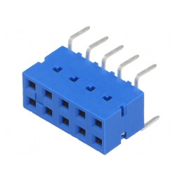 Soclu PCB Mamă Dubox 2,54mm 10-Pin Aurit Drept | Electronic-mag.ro | Componente Electronice