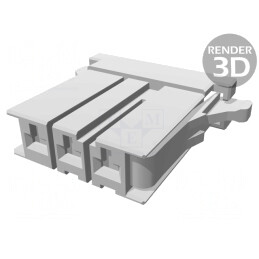 Conector Cablu-Placă Dynamic D-3200 3 Pin 5,08mm | Electronic-mag.ro | Componente Electronice