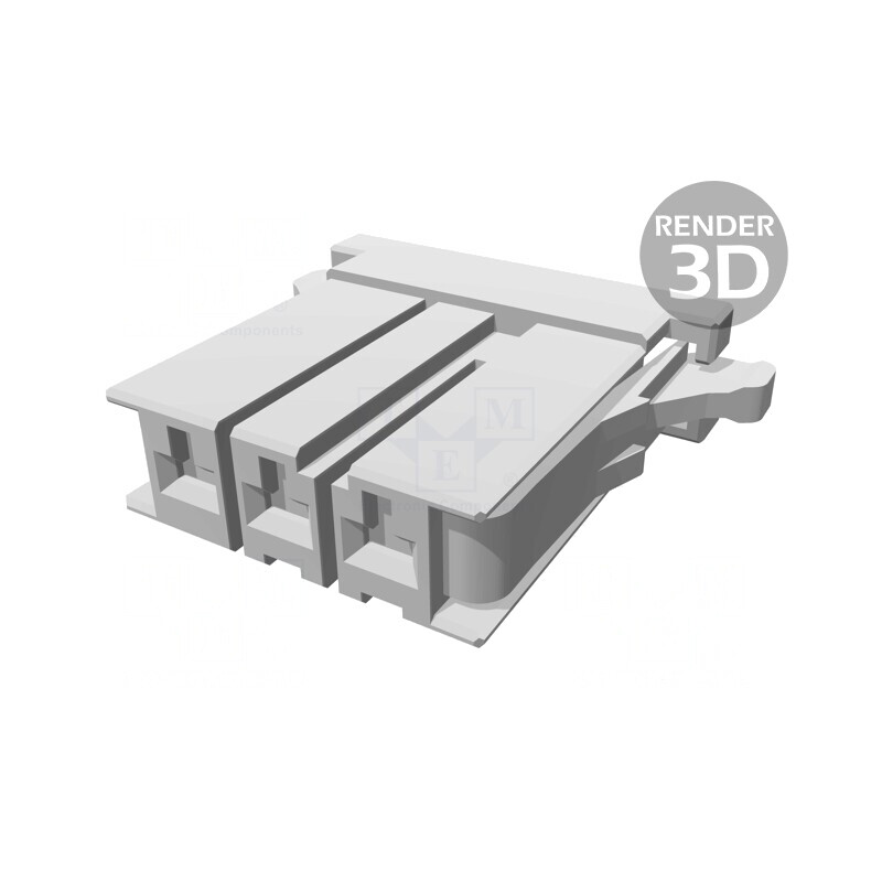 Conector Cablu-Placă Dynamic D-3200 3 Pin 5,08mm | Electronic-mag.ro | Componente Electronice
