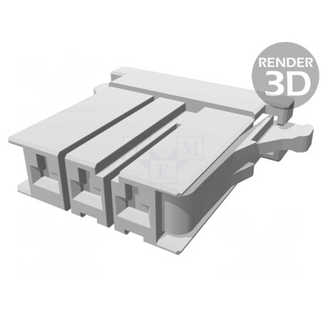 Conector Cablu-Placă Dynamic D-3200 3 Pin 5,08mm | Electronic-mag.ro | Componente Electronice