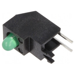 LED Verde 2,8mm 20mA 40° 10-20mcd | Electronic-mag.ro | Componente Electronice