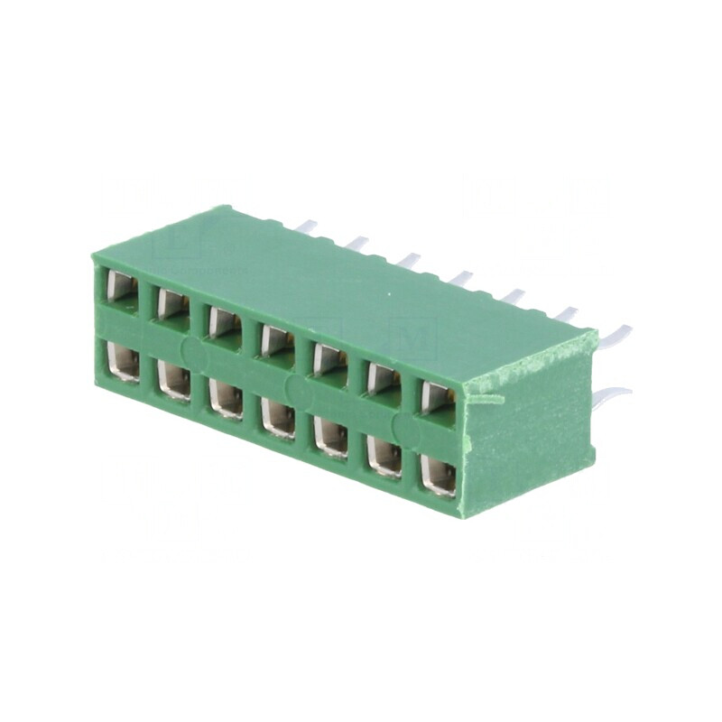 Soclu pini 2x7 2,54mm THT mamă 14 pini drept | Electronic-mag.ro | Componente Electronice