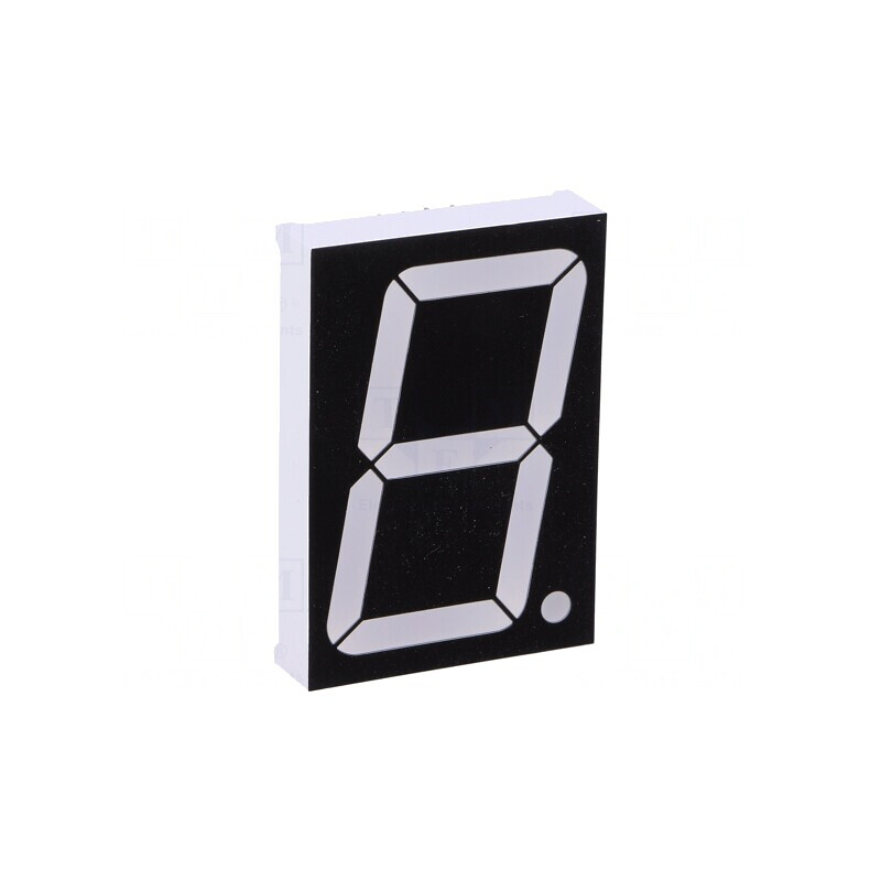 Afișaj LED 7 Segmente 38.1mm Albastru Catodic | Electronic-mag.ro | Componente Electronice