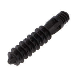 Clipsuri P pentru cabluri 20 bucăți negre | Electronic-mag.ro | Componente Electronice