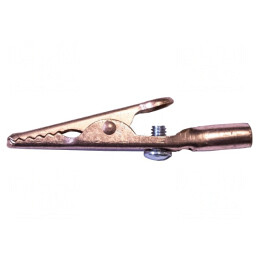 Bornă crocodil 10A prindere max. 7,9mm | Electronic-mag.ro | Componente Electronice