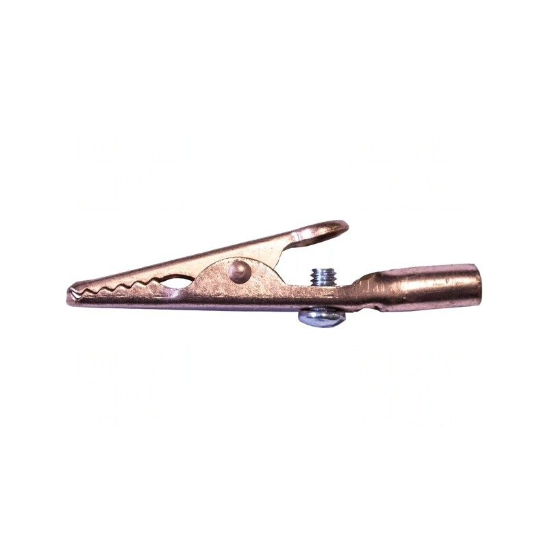 Bornă crocodil 10A prindere max. 7,9mm | Electronic-mag.ro | Componente Electronice