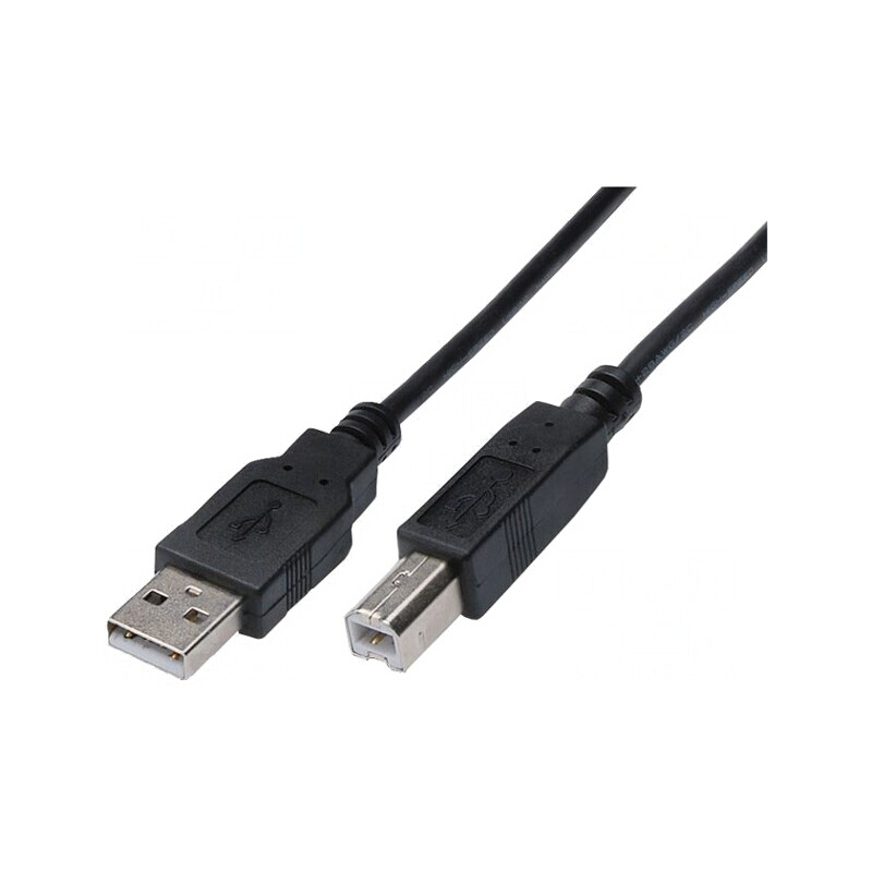 Cablu USB 2.0 A-B Nichelat 3m Negru | Electronic-mag.ro | Componente Electronice Cablu USB 2.0 A-B Nichelat 3m Negru | Electronic-mag.ro | Componente Electronice