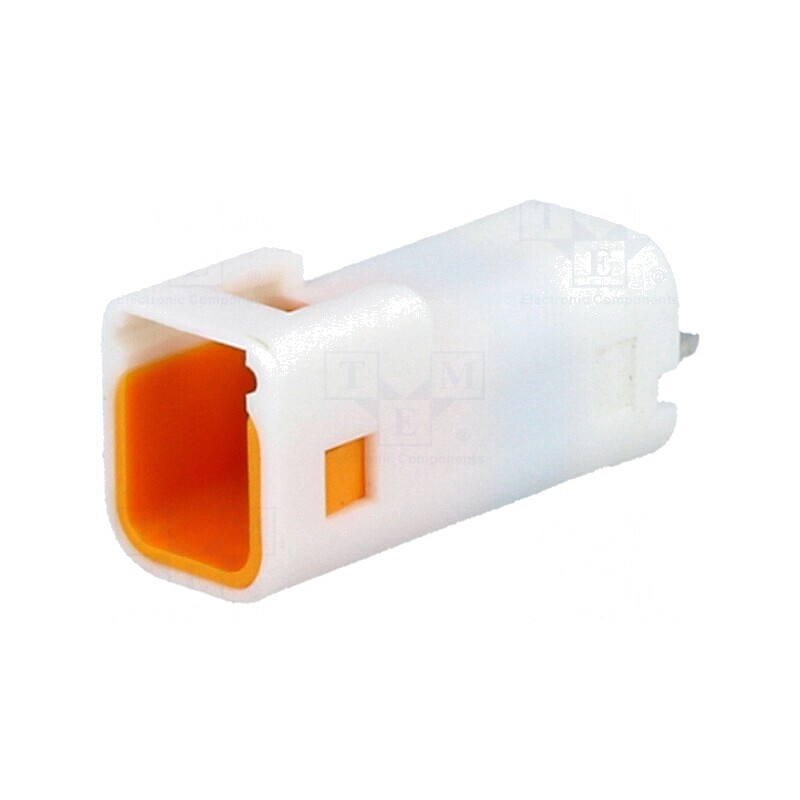 Conector cablu-placă JWPF tată soclu 2 PIN THT IPX7 | Electronic-mag.ro | Componente Electronice