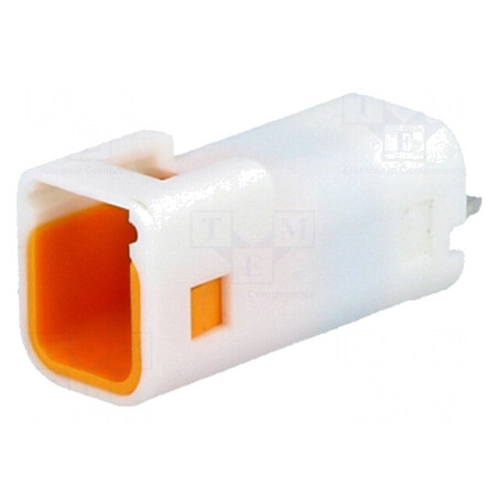 Conector cablu-placă JWPF tată soclu 2 PIN THT IPX7 | Electronic-mag.ro | Componente Electronice
