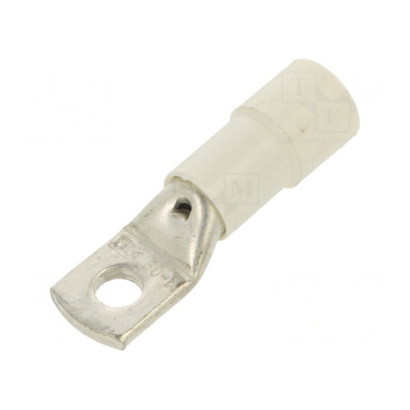 Inelar Tubular M8 Ø 8.4mm 50mm2 Alb Crimpat pe Cabluri | Electronic-mag.ro | Componente Electronice