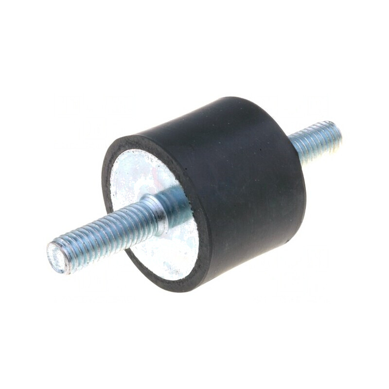 Atenuator de Vibrații M6 25mm 20mm Guma | Electronic-mag.ro | Componente Electronice