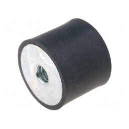 Atenuator Vibrații M6 25mm Guma 20mm | Electronic-mag.ro | Componente Electronice