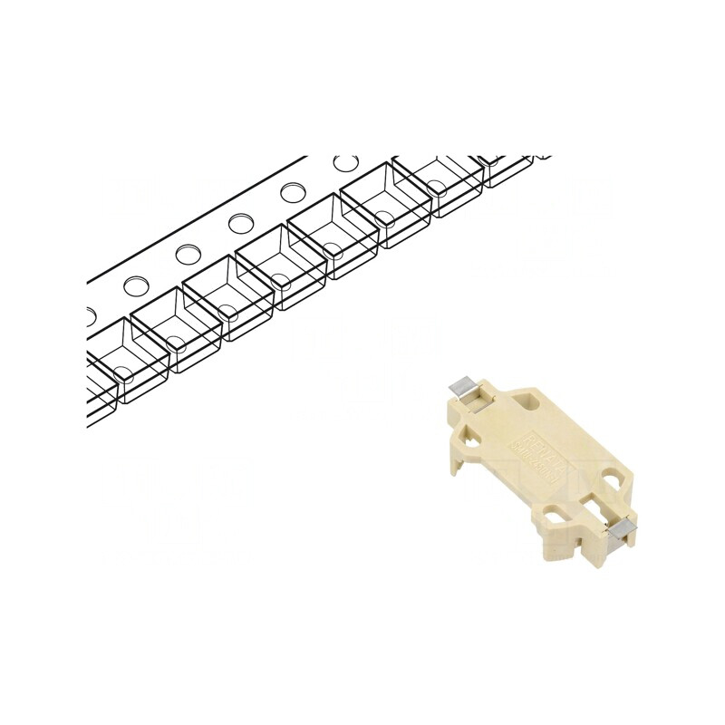Soclu Baterie CR2450 Orizontal SMD | Electronic-mag.ro | Componente Electronice