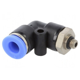 Racord Push-in Unghi PBT Filet M5 BLUELINE | Electronic-mag.ro | Componente Electronice