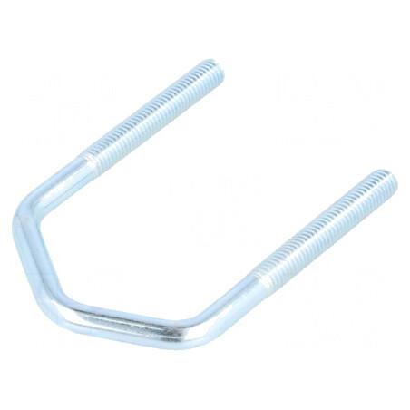 Bridă tip “U” oțel zinc 1,25 D 46mm filet 49mm lățime internă | Electronic-mag.ro | Componente Electronice