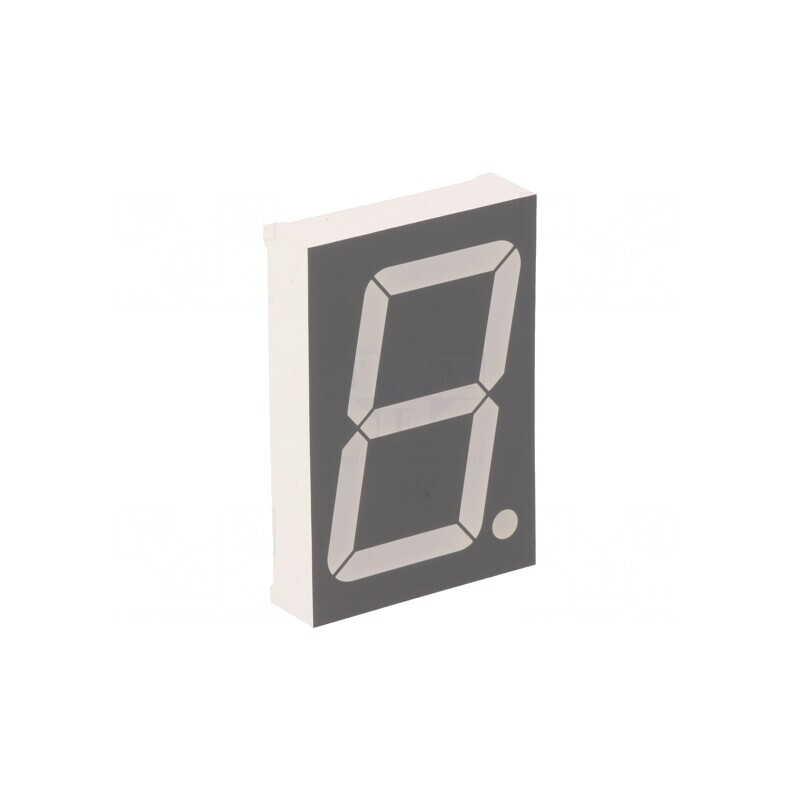 Afişaj LED cu 7 Segmente 45mm Roșu | Electronic-mag.ro | Componente Electronice