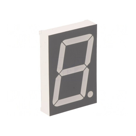 Afişaj LED cu 7 Segmente 45mm Roșu | Electronic-mag.ro | Componente Electronice