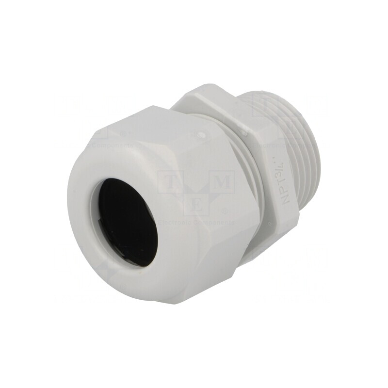 Garnitură de Etanșare Poliamidă Gri NPT3/4 IP68 | Electronic-mag.ro | Componente Electronice