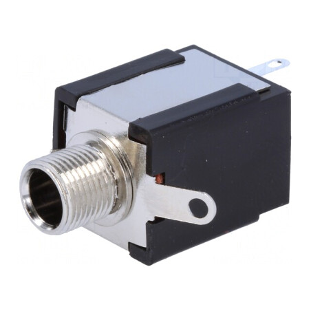 Soclu Jack 6.3mm Stereo cu 3 Piste pentru Panou | Electronic-mag.ro | Componente Electronice