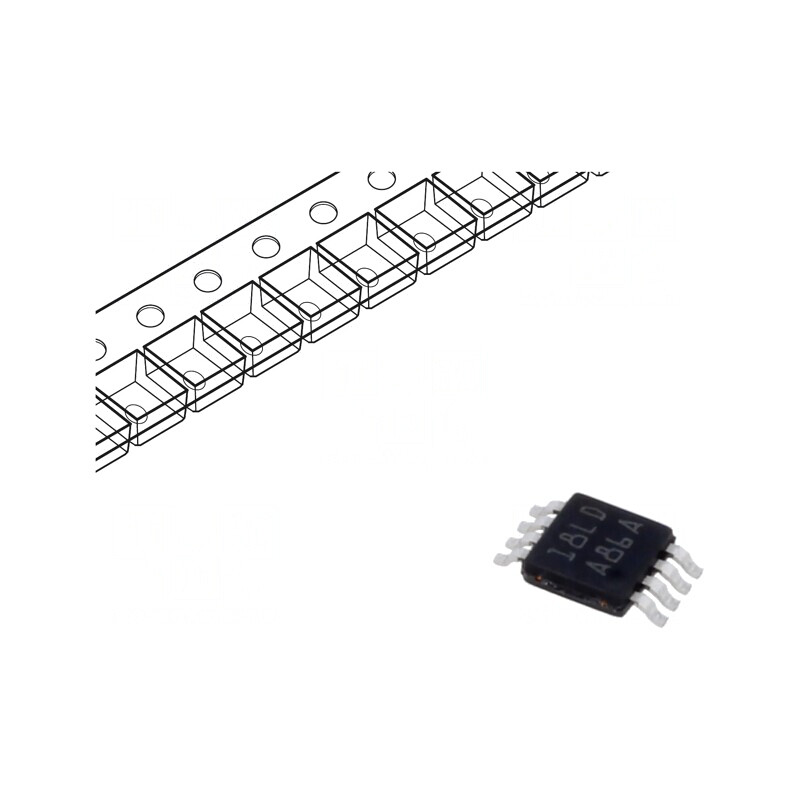 Amplificator Operațional 1,5MHz 1,8-5,5V Dual VSSOP8 | Electronic-mag.ro | Componente Electronice