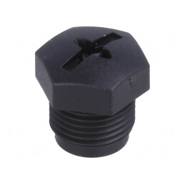 Capac Protecție Mufe M12 din Plastic | Electronic-mag.ro | Componente Electronice