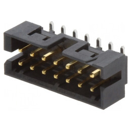 Conector Milli-Grid 2mm 14 PIN THT Aurit | Electronic-mag.ro | Componente Electronice
