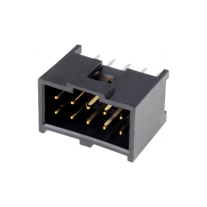 Soclu Dreptunghiular C-Grid III 2,54mm 10 PIN THT Aurit | Electronic-mag.ro | Componente Electronice