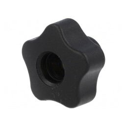 Buton Reglare Ø 32mm Filet M6 12mm H 23mm | Electronic-mag.ro | Componente Electronice