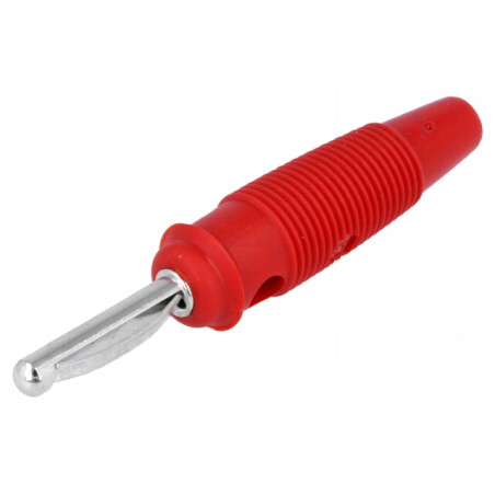 Mufă Banană 4mm 16A 60VDC Roșie | Electronic-mag.ro | Componente Electronice