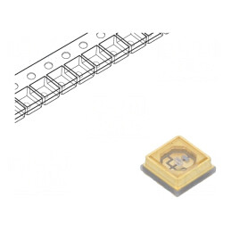 LED UV-C 120° 30mA 270-280nm 3535