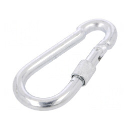 Carabină oțel zinc 100mm 10mm protecție cabluri | Electronic-mag.ro | Componente Electronice