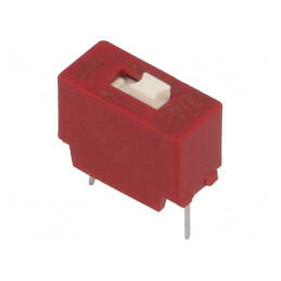 Comutator DIP-SWITCH 1 Secțiune OFF-ON 0,025A 25VDC | Electronic-mag.ro | Componente Electronice