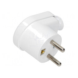 Conector de Alimentare AC 230V 16A Alb 3 Pini | Electronic-mag.ro | Componente Electronice
