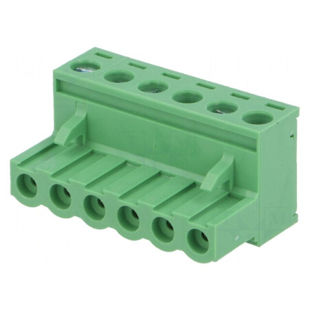 Regletă conexiuni 5mm 6 piste drept mufă | Electronic-mag.ro | Componente Electronice