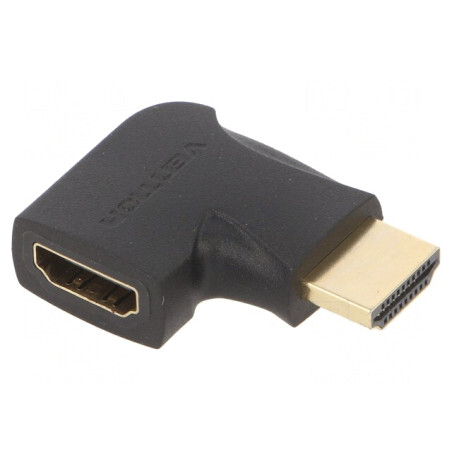 Adaptor HDMI 1.4 Unghi 270° Negru | Electronic-mag.ro | Componente Electronice